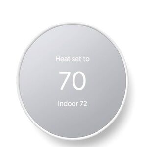 Google Nest Smart Thermostat with Gray Display